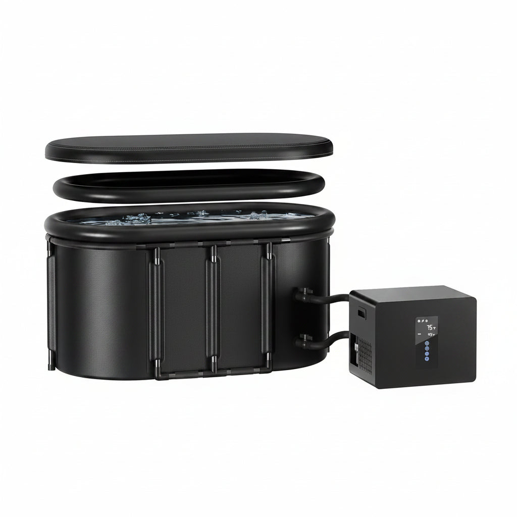 1/3HP Ice Bath Chiller & 148Gal Cold Plunge Tub Bundle