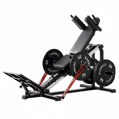 Compact Leg Sled Machine, Leg Press Machine Capacity 1000Lbs, Hack Squat Machine Combo, Calf Raise Home Gym